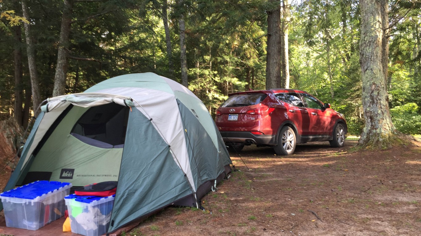 Camping in Pictured Rocks by jeffhutchison