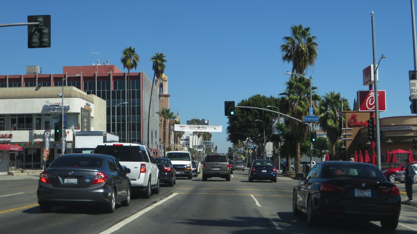 Sunset Boulevard, Hollywood, L... by Ken Luпd