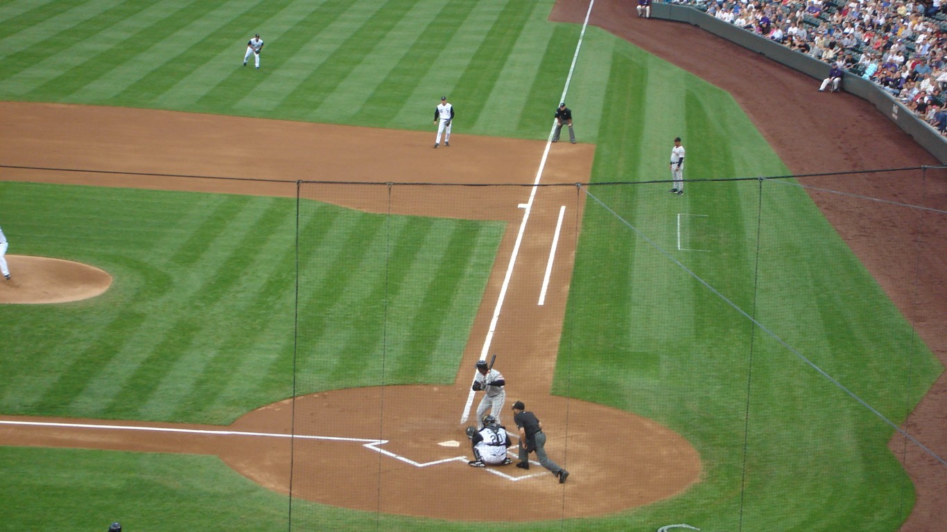 Barry Bonds @ Coors Field, 4/2... by Kari Sullivan