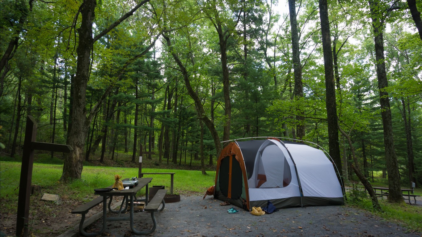 Campground at Gambrill State P... by SridharSaraf