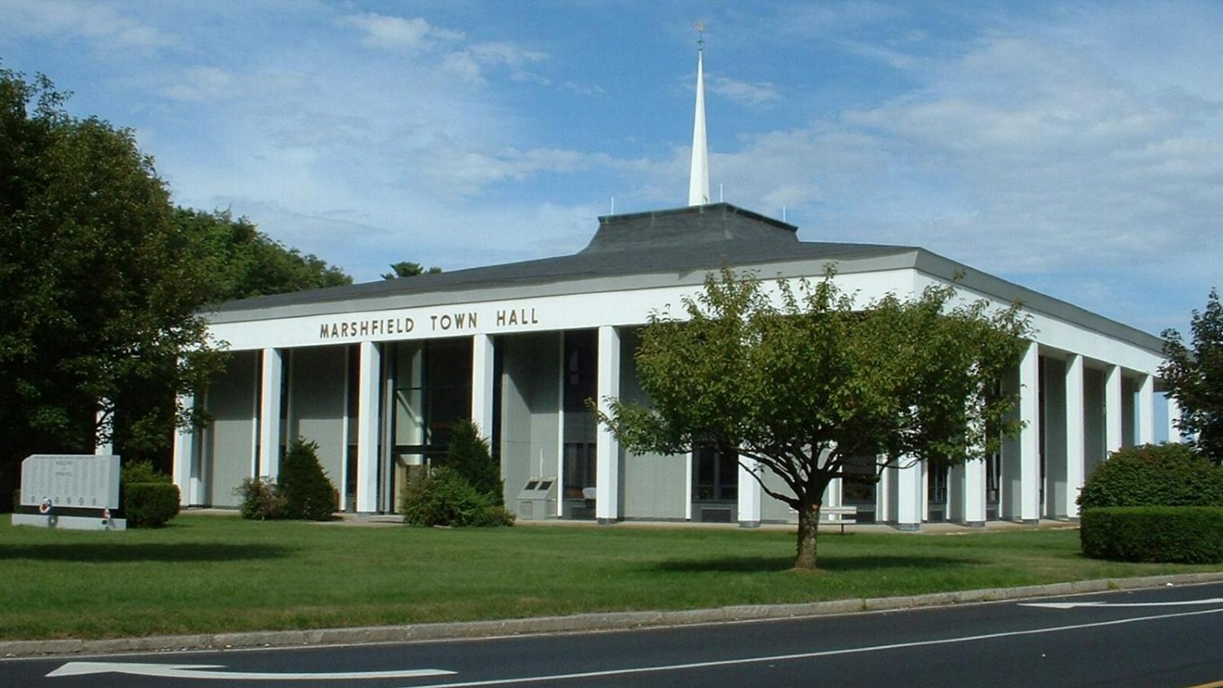 Marshfield MA Town Hall by T.S. Custadio