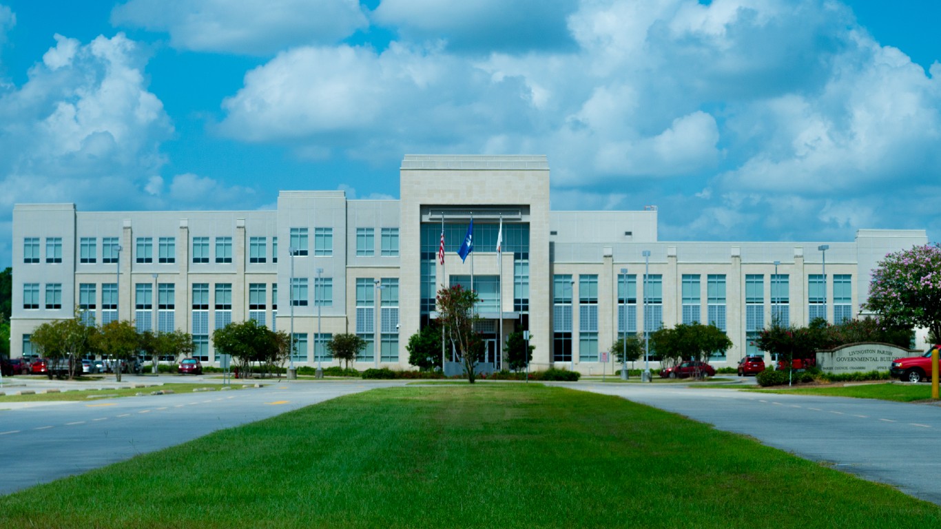 Livingston Parish Courthouse by Benjamin Eunice