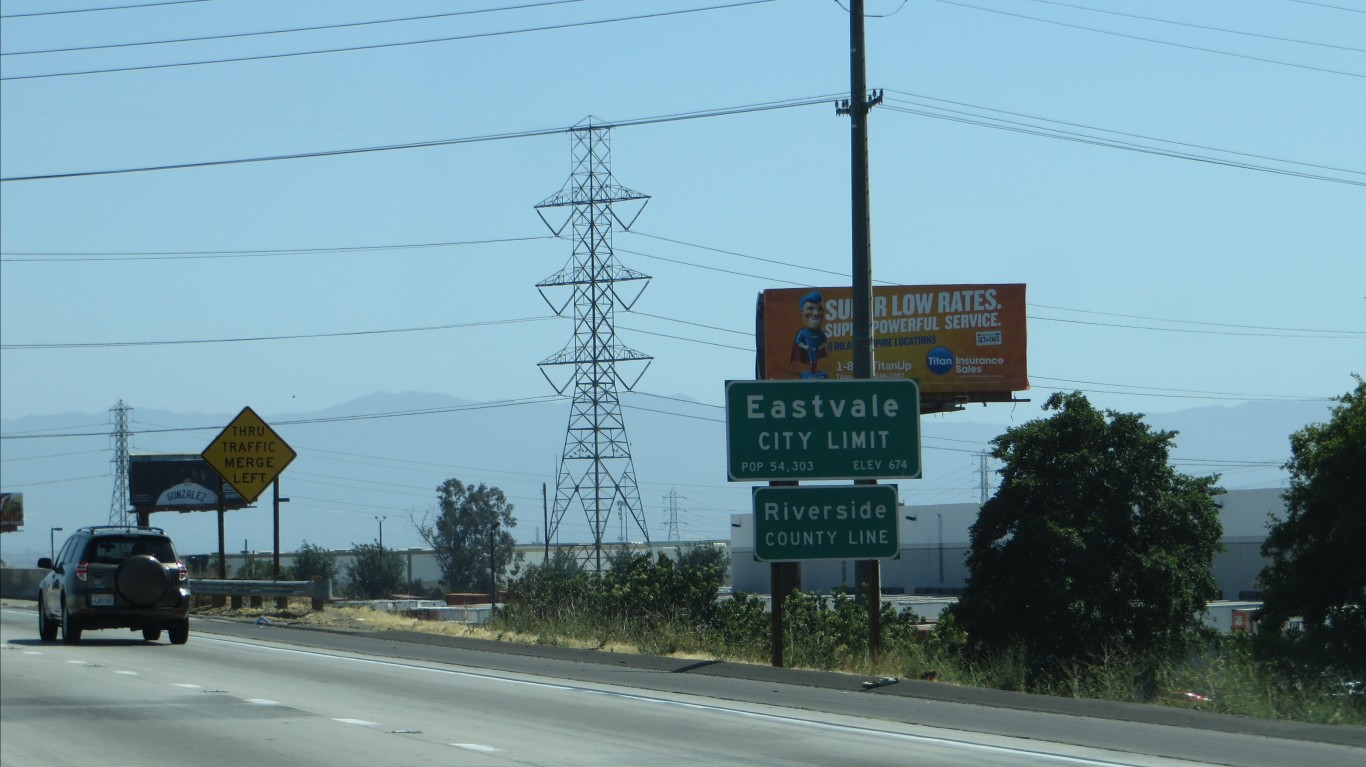 Entering Eastvale, California ... by Ken Lund