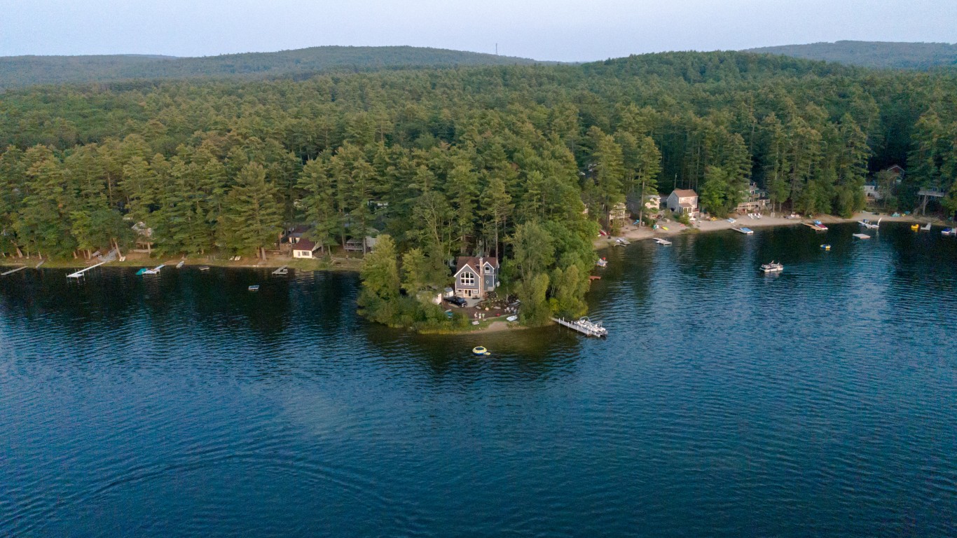 Loon Pond Shoreline by Eric Kilby