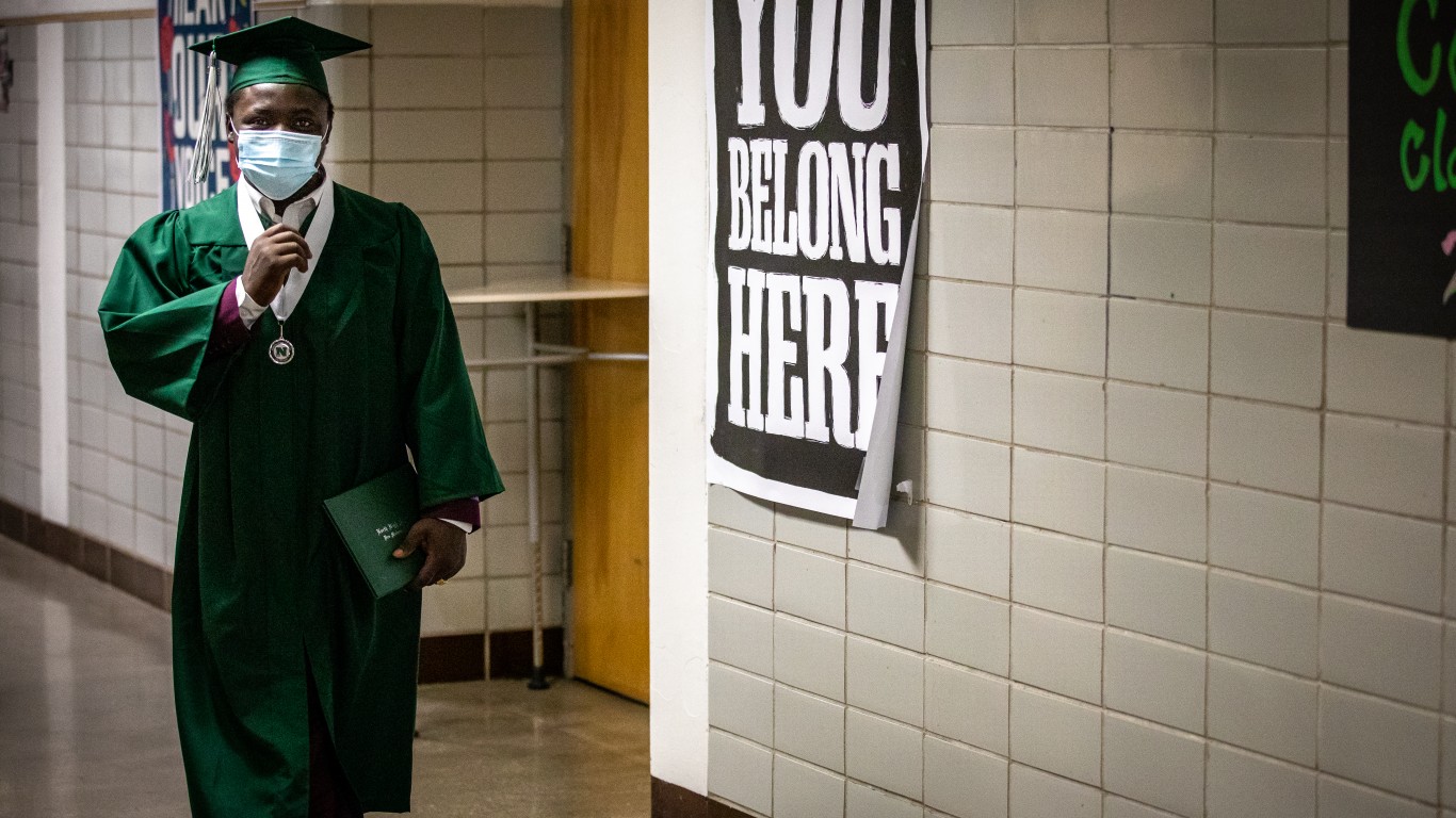 Graduation Day at North High by Phil Roeder