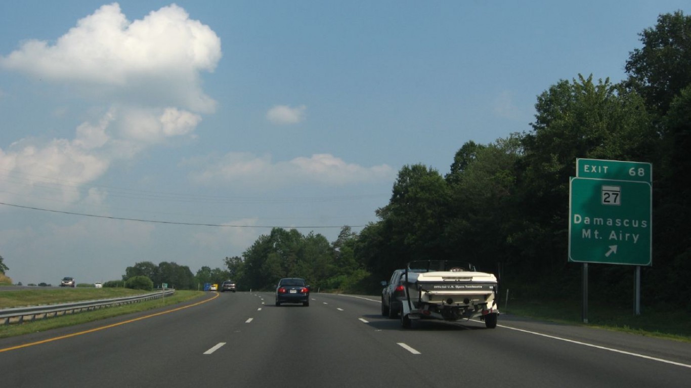 Exit 68 to Damascus, Maryland,... by Ken Lund