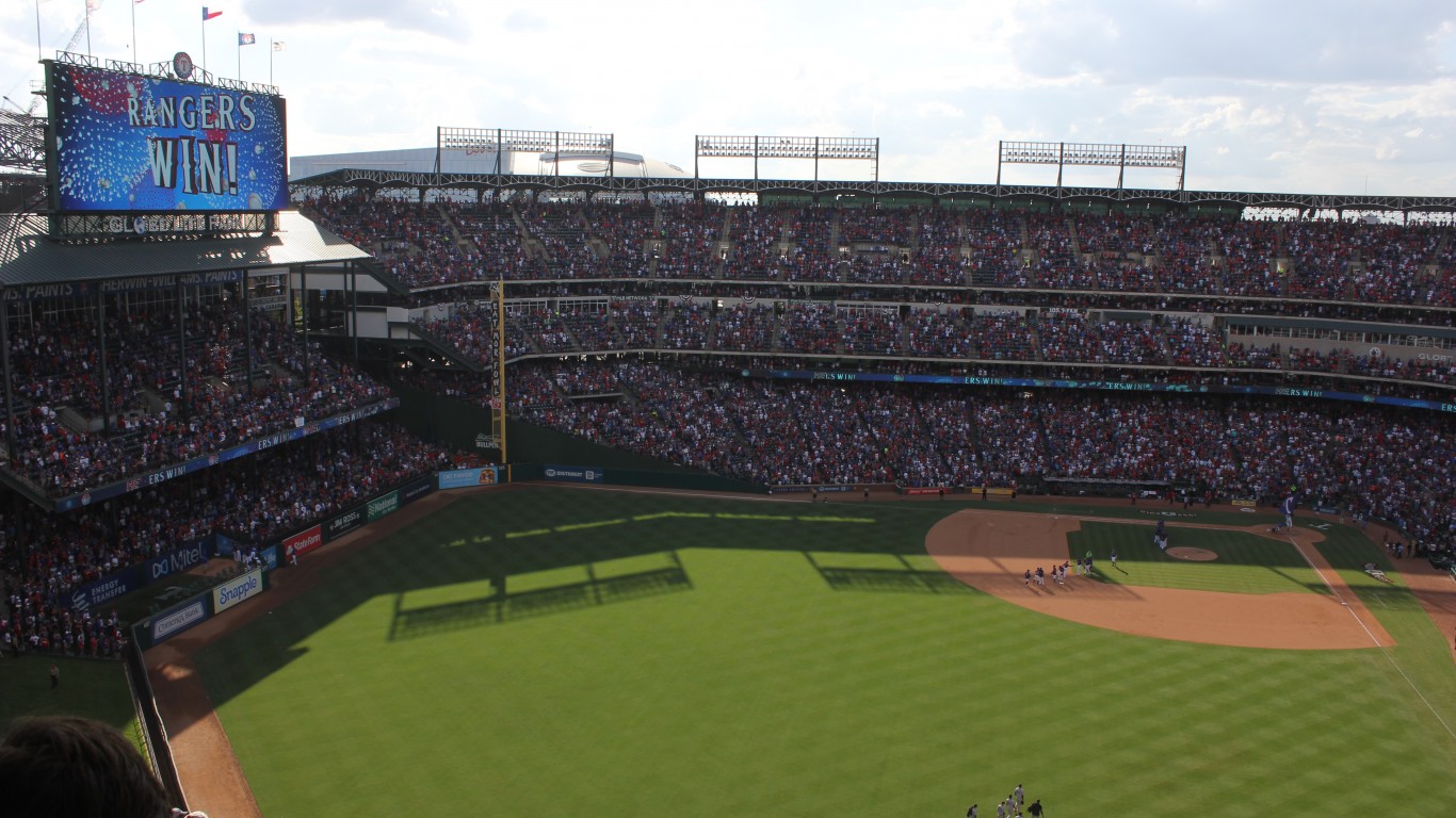 Globe Life Park Final Game, Ar... by Nicolas Henderson