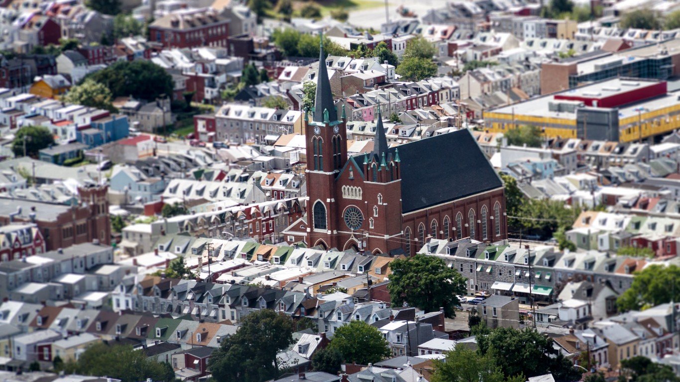 Reading PA Church tilt shifted by Chris Favero