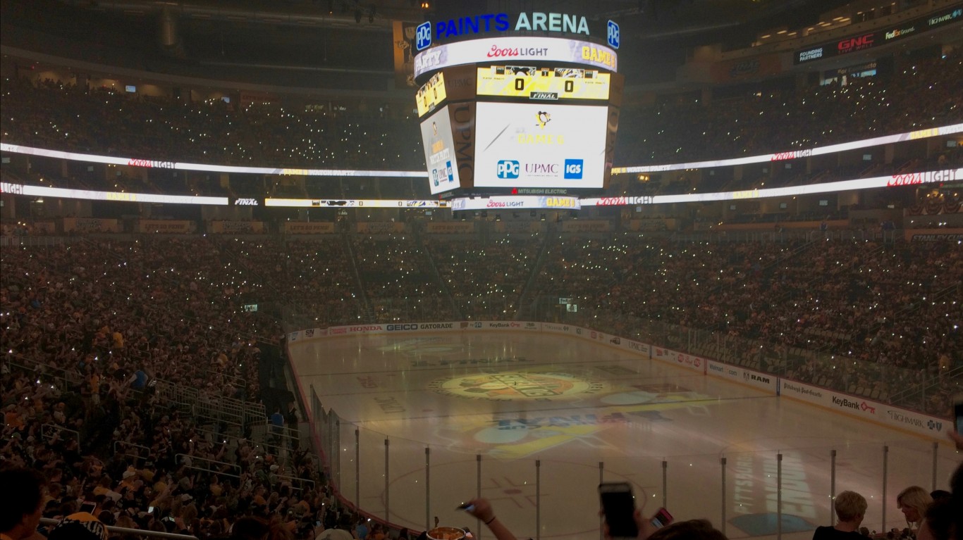 PPG Paints Arena Stanley Cup C... by Nick Amoscato