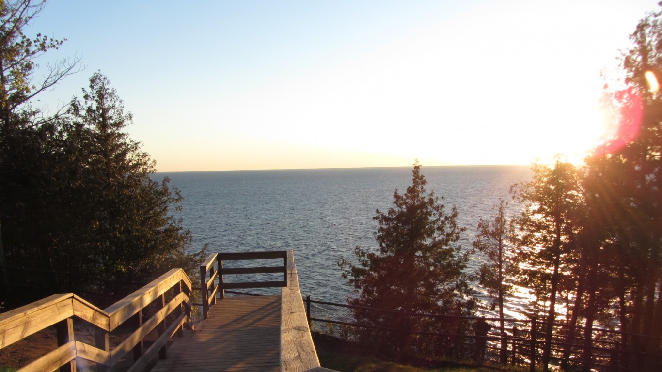 Ellison Bay Viewpoint by Richie Diesterheft