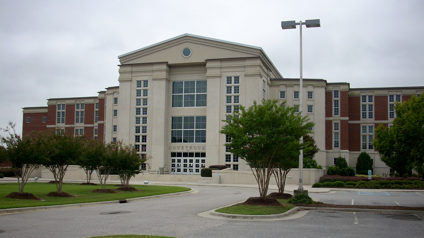 Harnett County Courthouse by Gerry Dincher