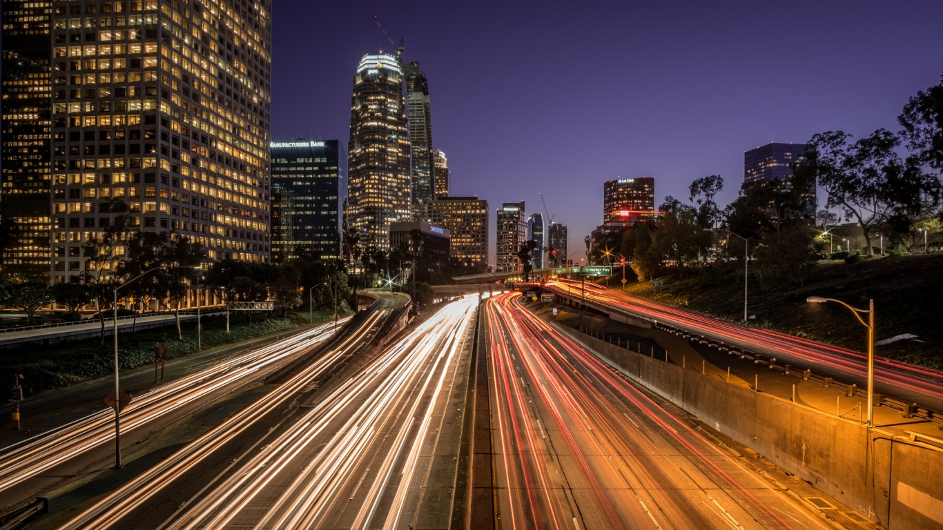 Highway 110 - Los Angeles, Uni... by Giuseppe Milo