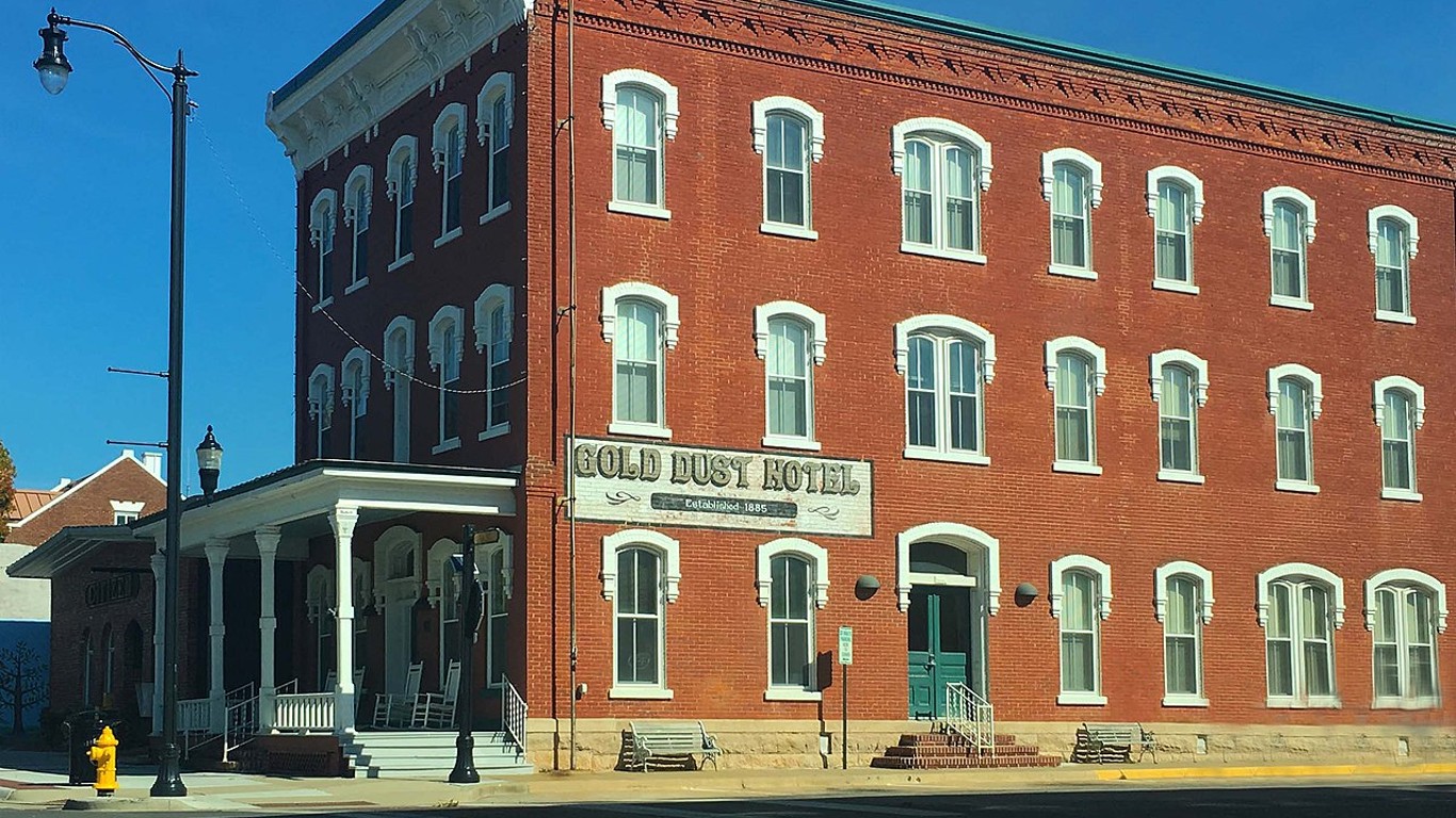 Gold Dust Hotel Fredonia Kansas by Art davis