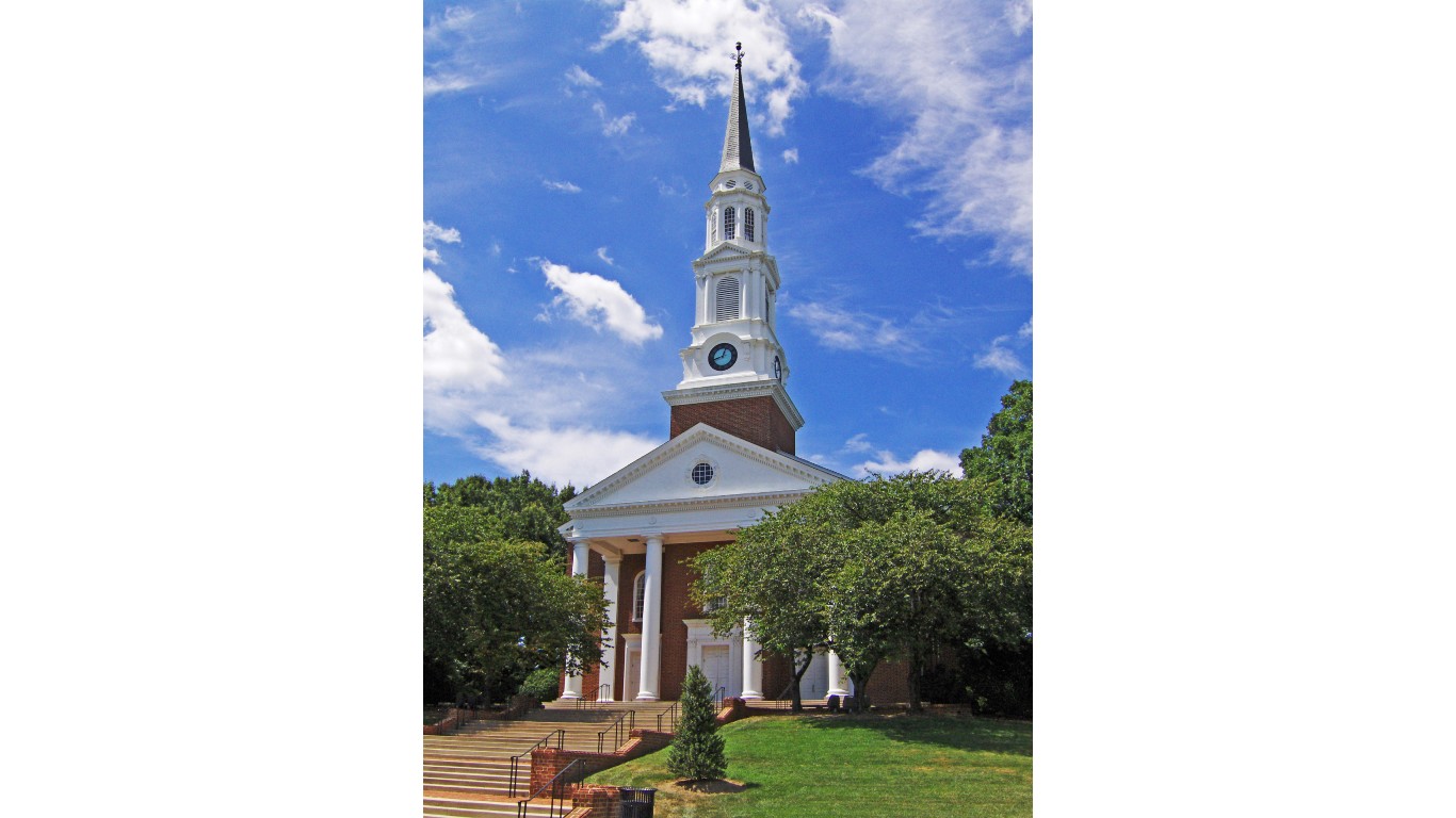 Memorial Chapel at UMCP, front view off-center, August 21, 2006 by Tom