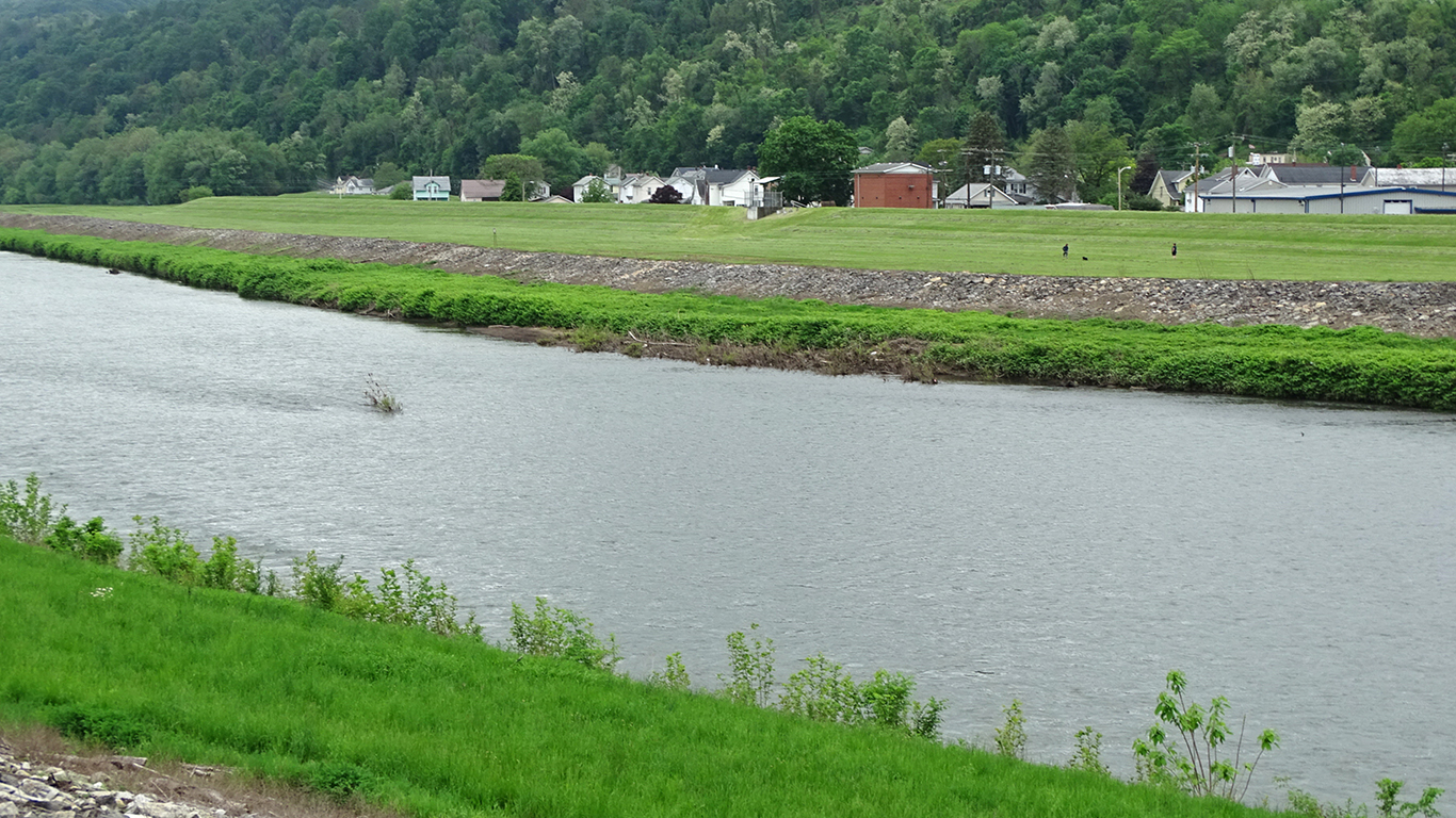 Potomac River Scene - Cumberland - Maryland by Adam63