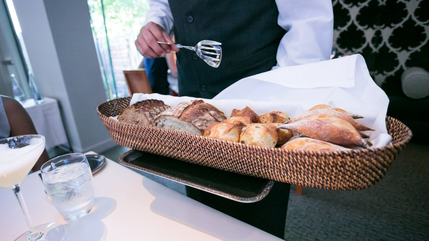 Choice of house made bread by City Foodsters