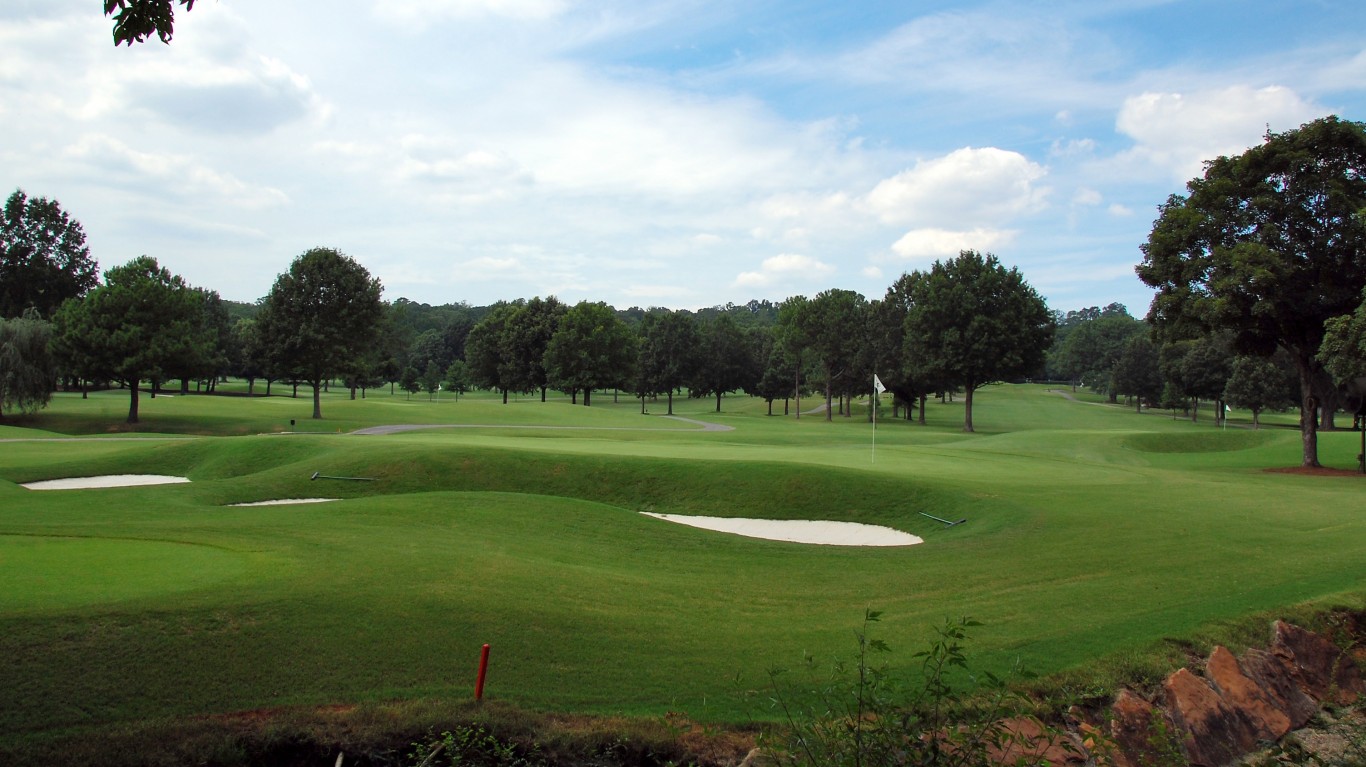 Golf Course at Birmingham by Ralph Daily