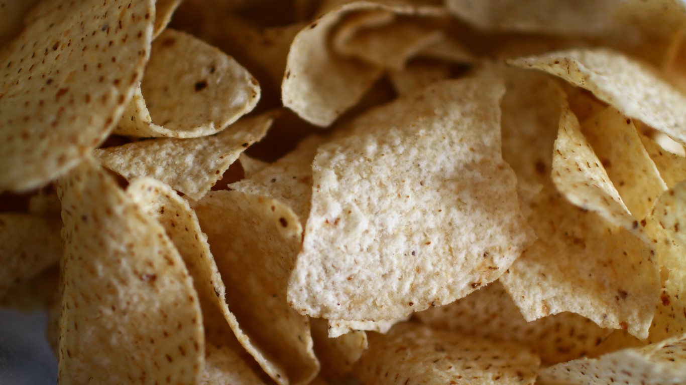 Tortilla chips by Chris Waits