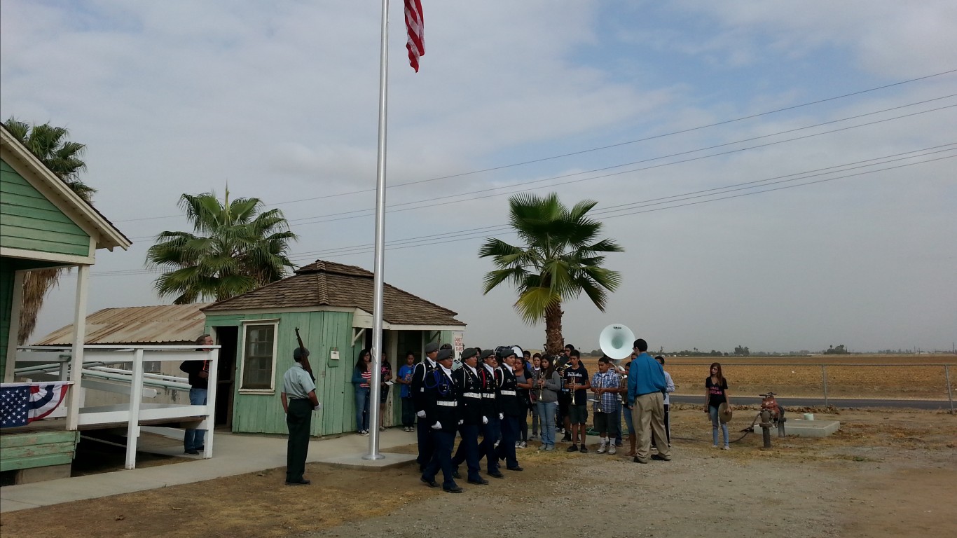 Weedpatch Flag Raising by Julie Jordan Scott