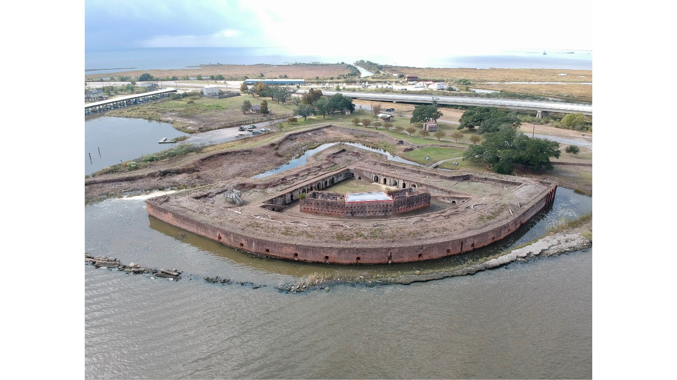 Fort Pike Aerial Nov 2019 1 by NOLADG