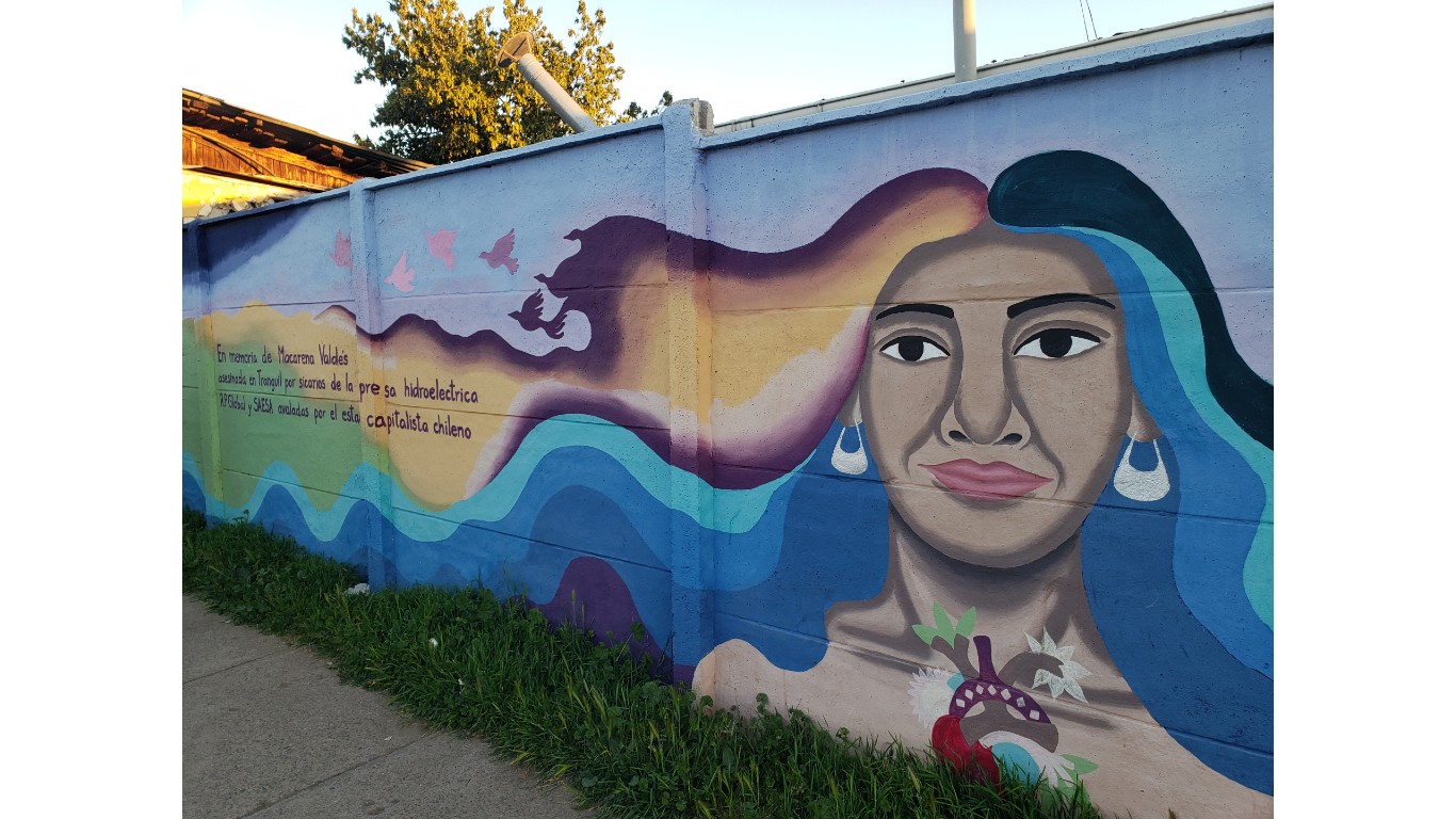 Mural Macarena Valdes Rengo by Aeveraal