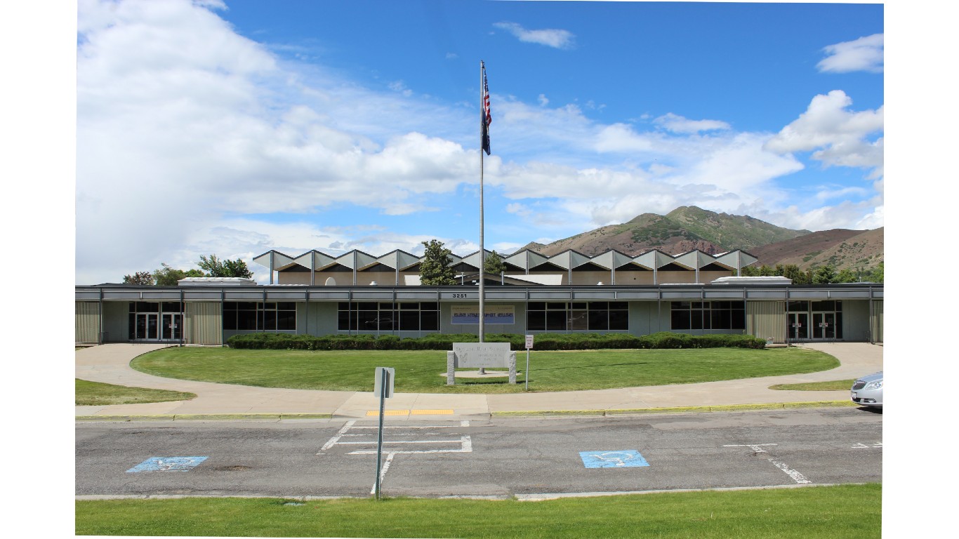 Skyline High School South Entrance by Grant Handy