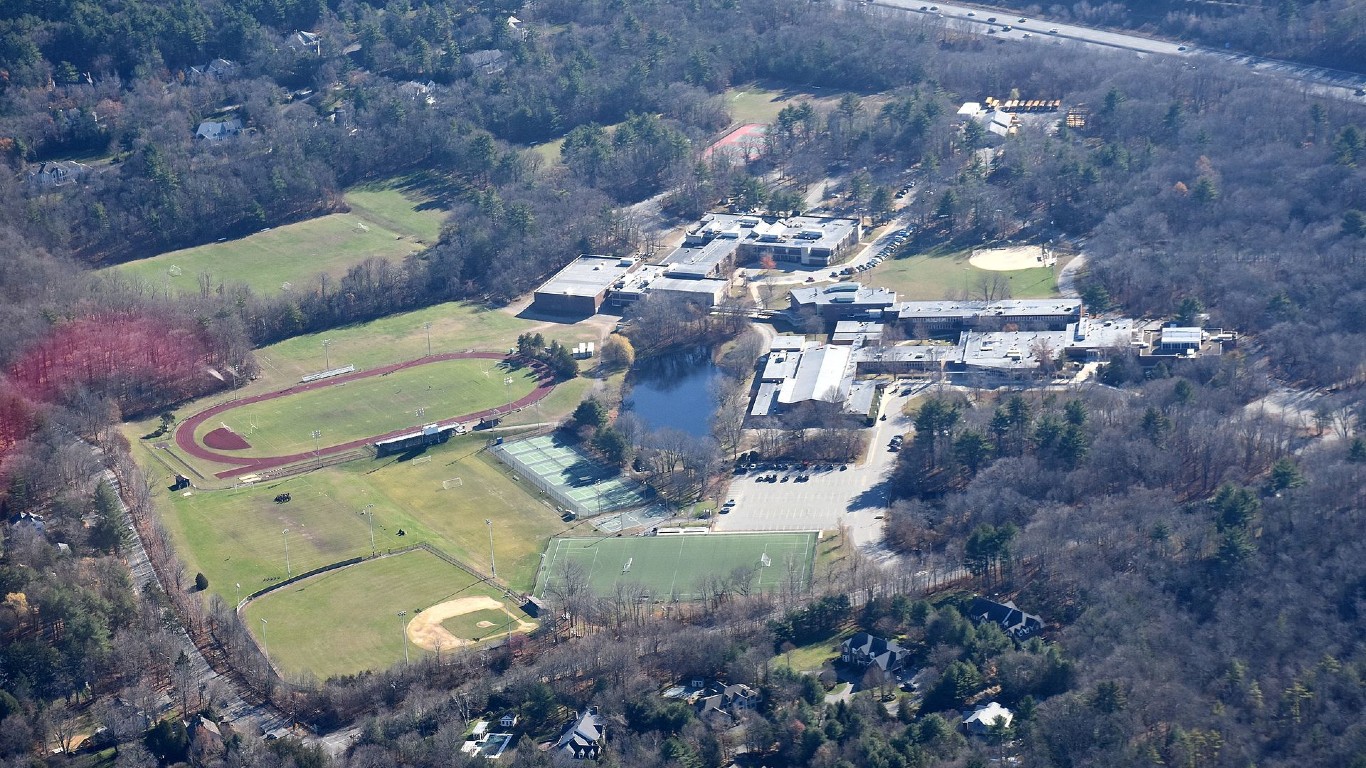 Weston High School aerial by Nick Allen