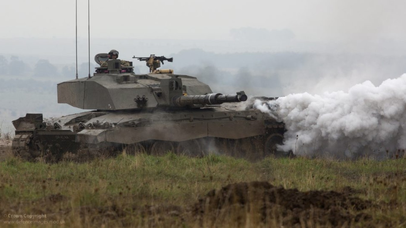 Challenger 2 Tank by Defence Imagery