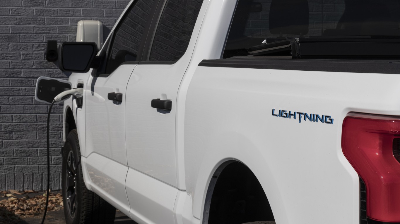 Ford F-150 Lightning electric vehicle