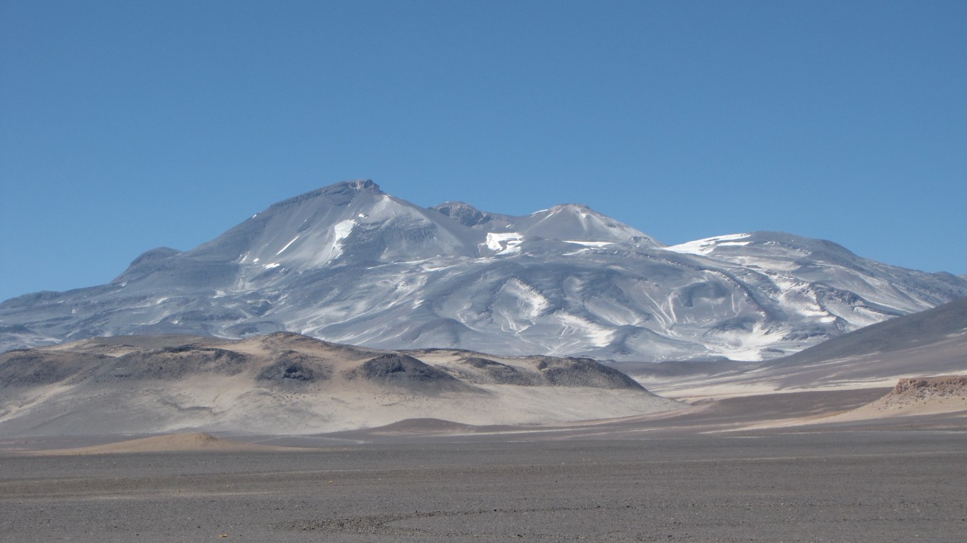 Volcano Ojos del Salado by sergejf