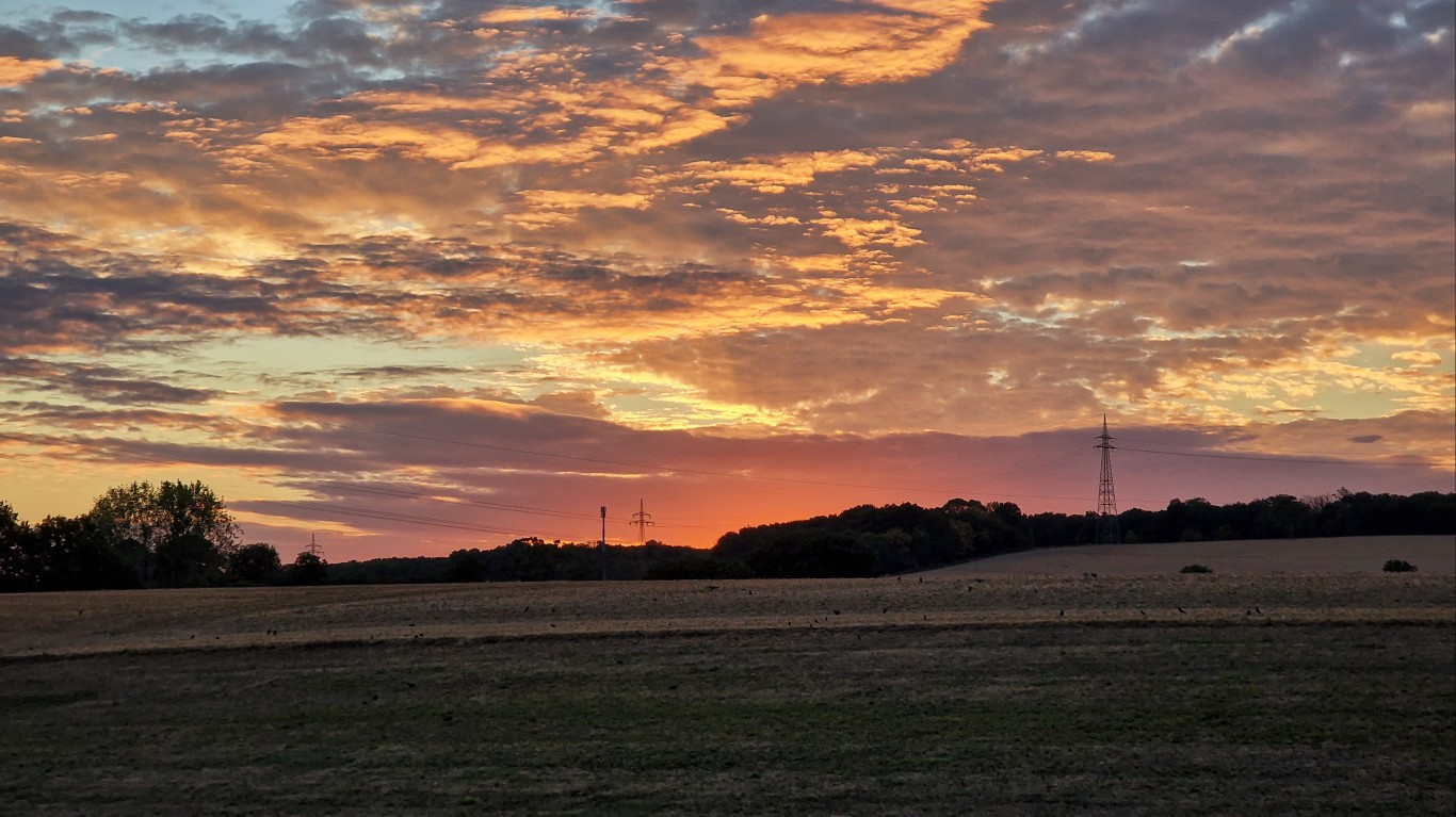 Sunset near Sanem by Tristan Schmurr