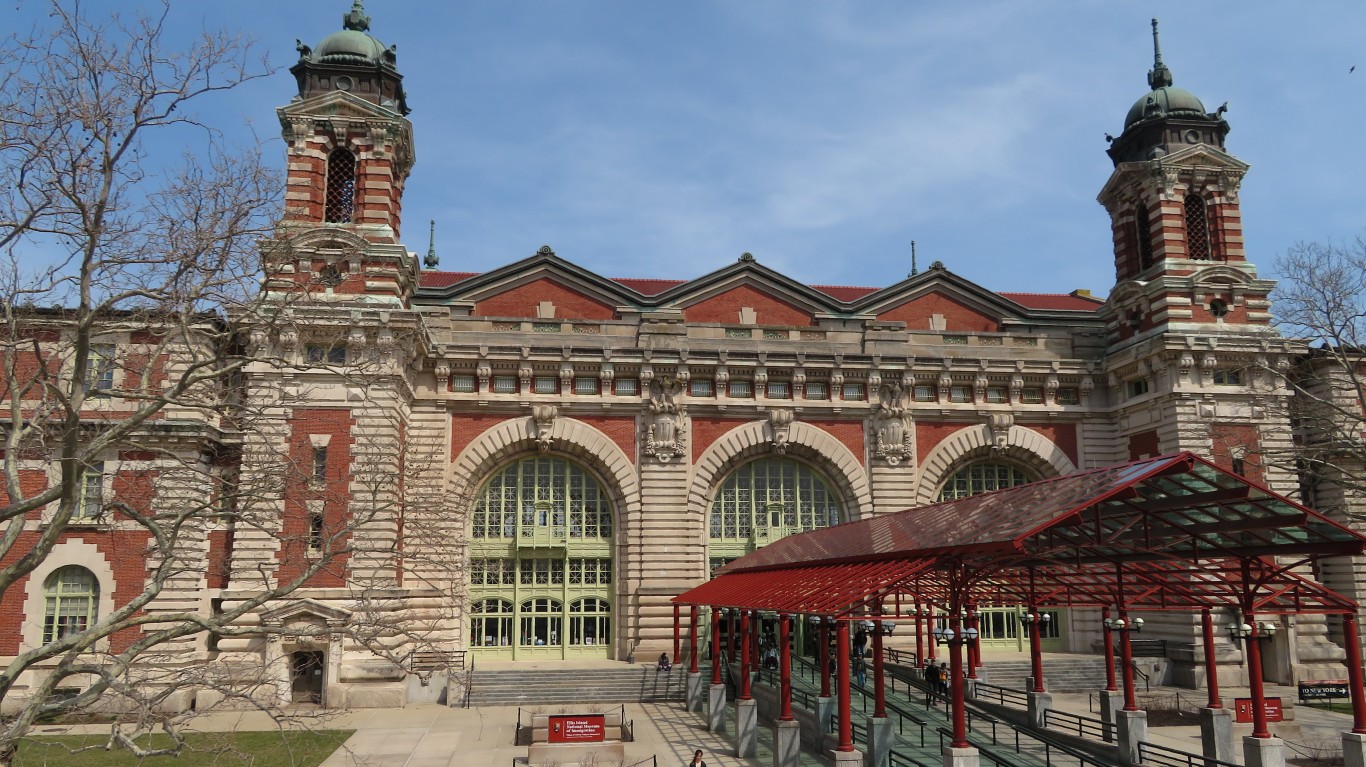 Ellis Island, New York, New Yo... by Ken Lund