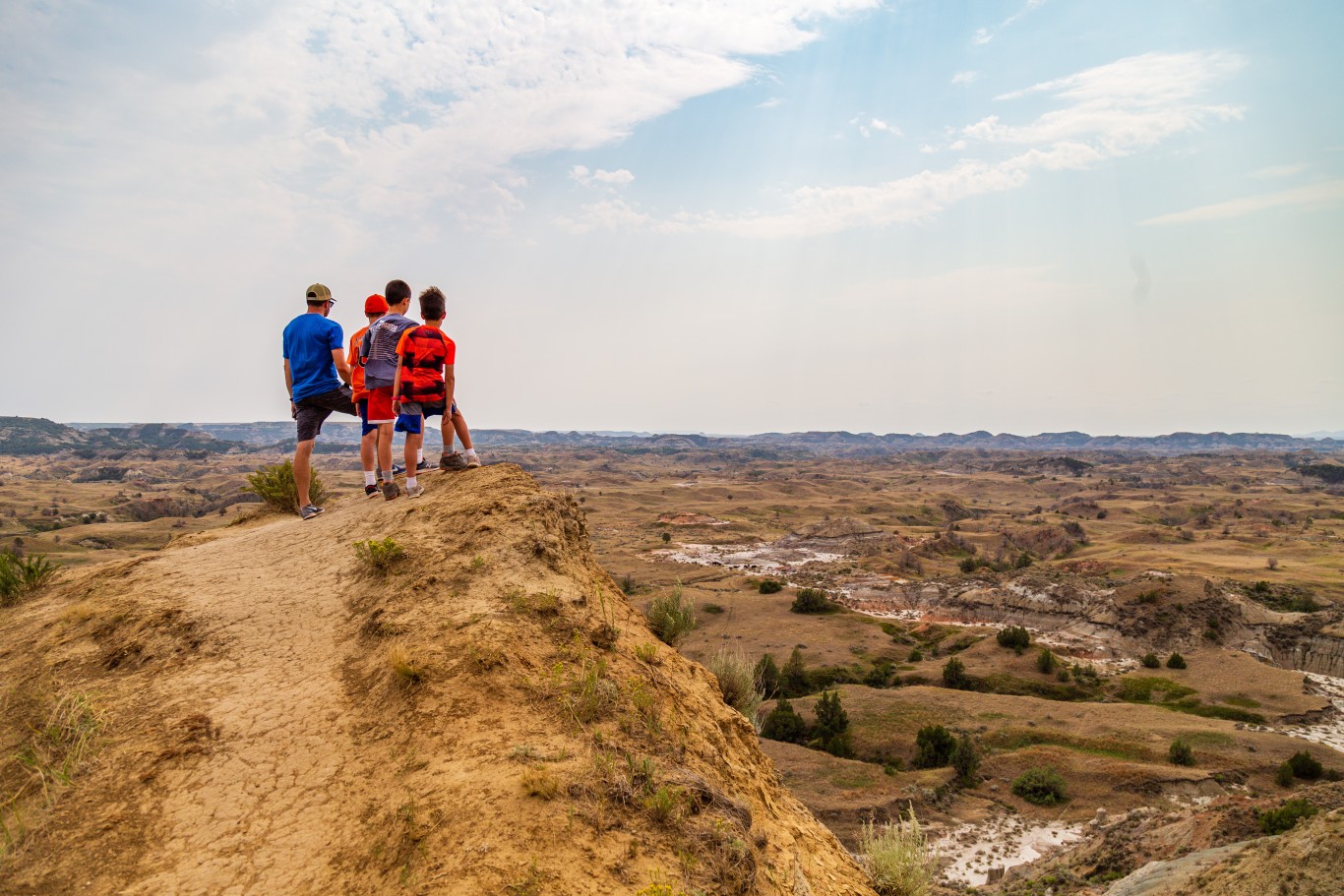 Badlands View - Theodore Roose... by Andrew Parlette