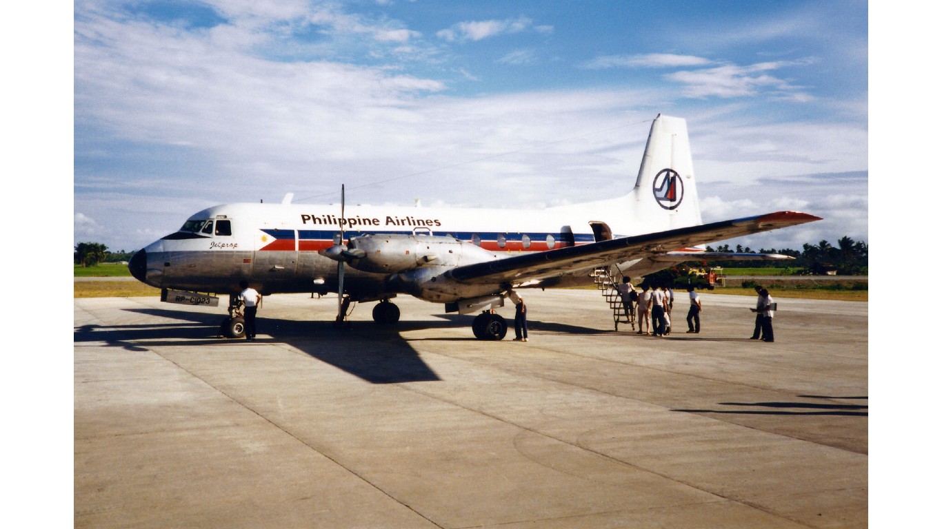 Philippine Airlines Hawker Siddeley HS-748 Srs2-209 RP-C1023 (29721944592) by Kambui