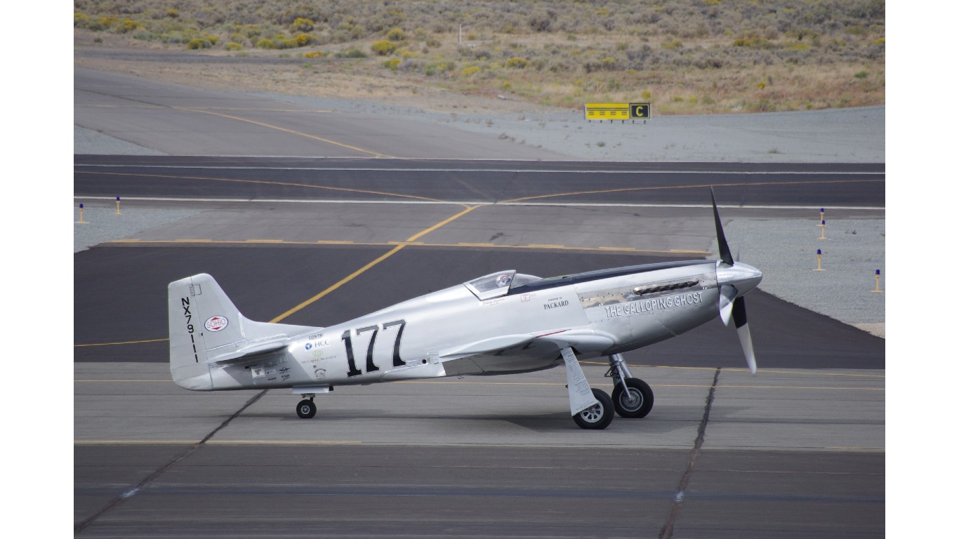 Jimmy Leewards Galloping Ghost at 2011 Reno Air Races by tataquax