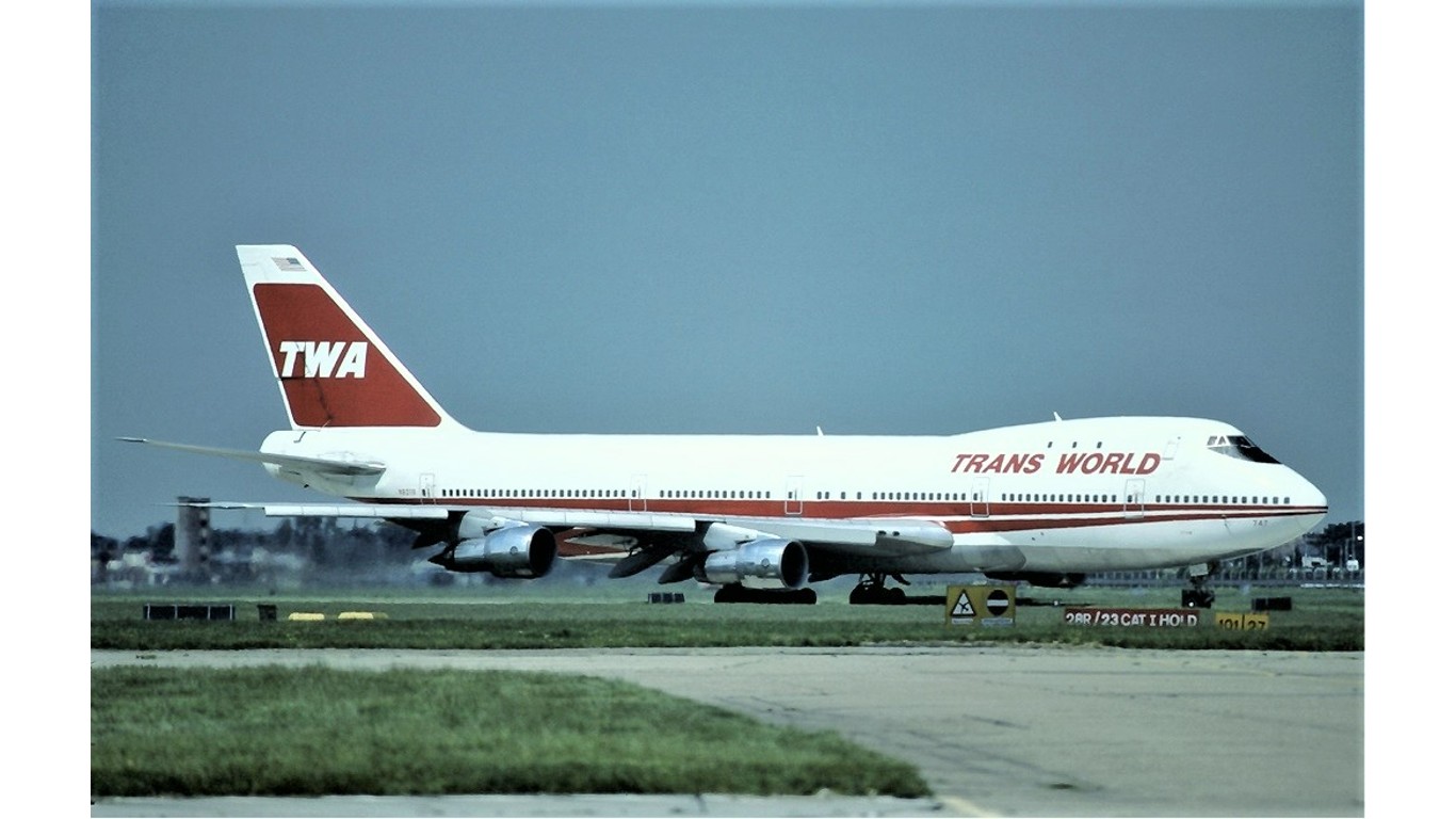 TWA Boeing 747-100 N93119 Marmet by Eduard Marmet