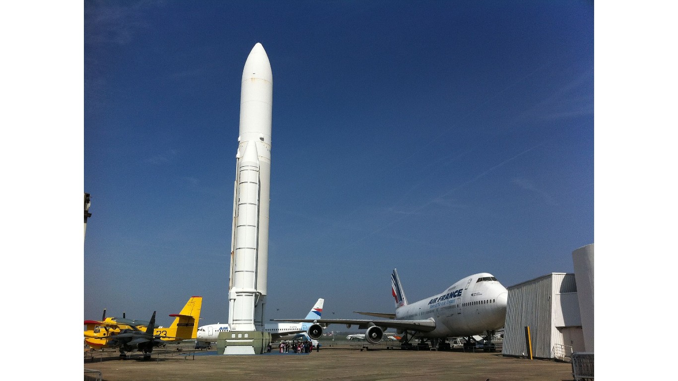 Ariane rocket at Bourget airport museum... by Nicolas Halftermeyer