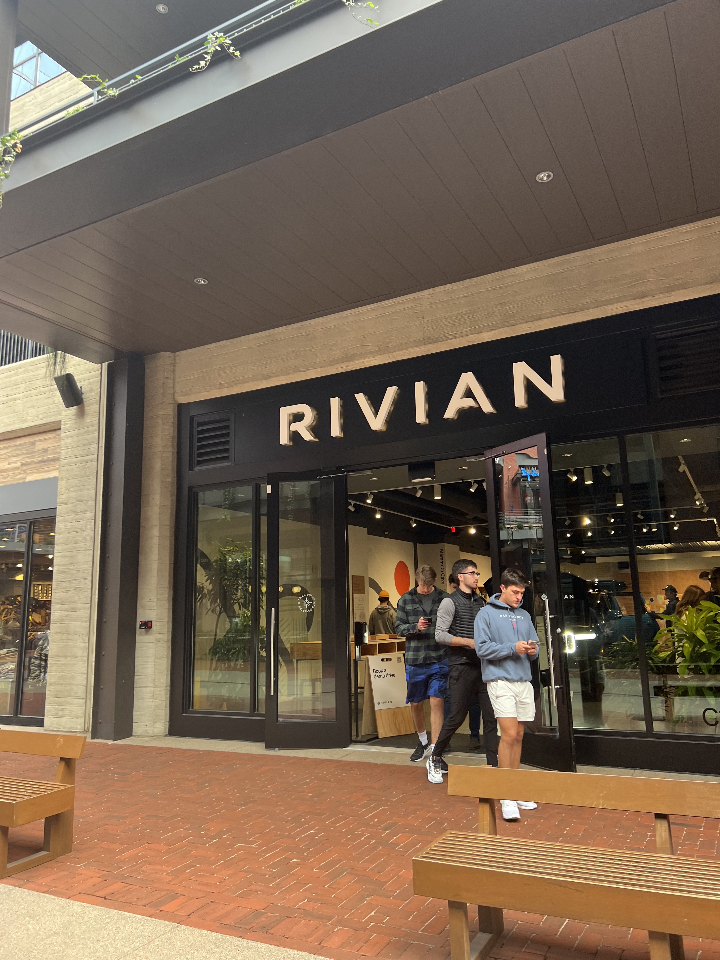 Rivian Showroom exterior, Nashville, TN