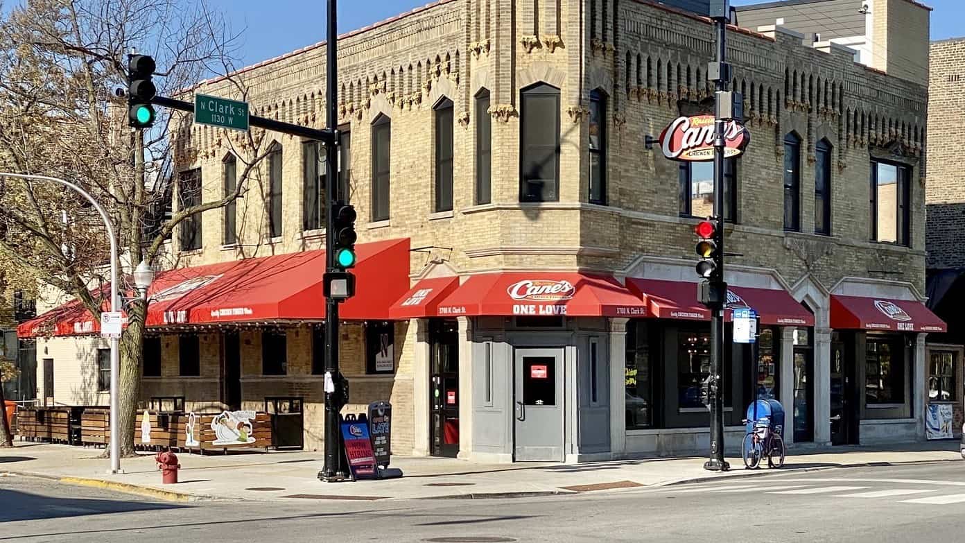 North Clark Street and Waveland Avenue, Wrigleyville, Lakeview, Chicago, IL by Warren LeMay