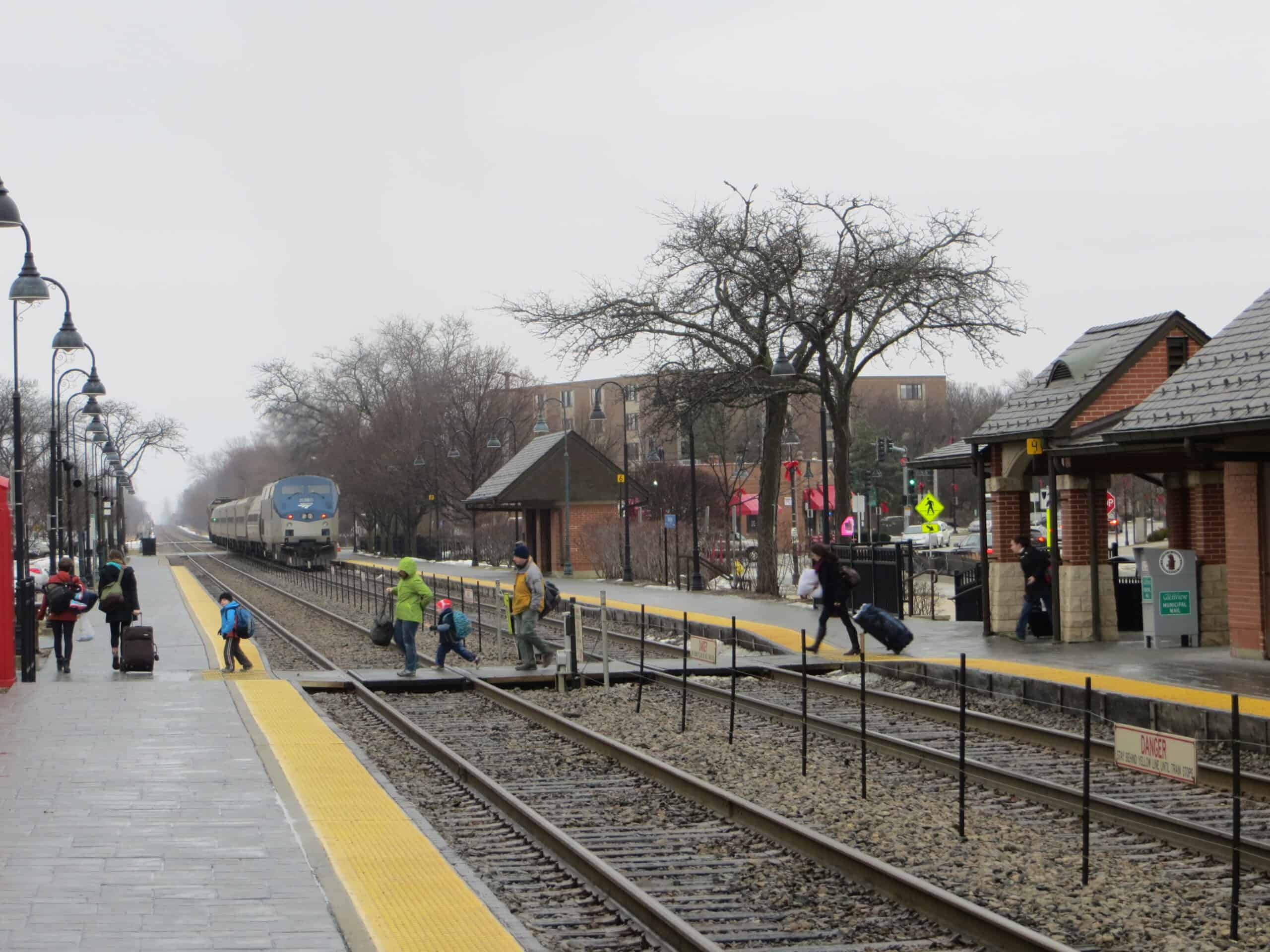 20131229 02 Amtrak, Glenview, Illinois  by David Wilson