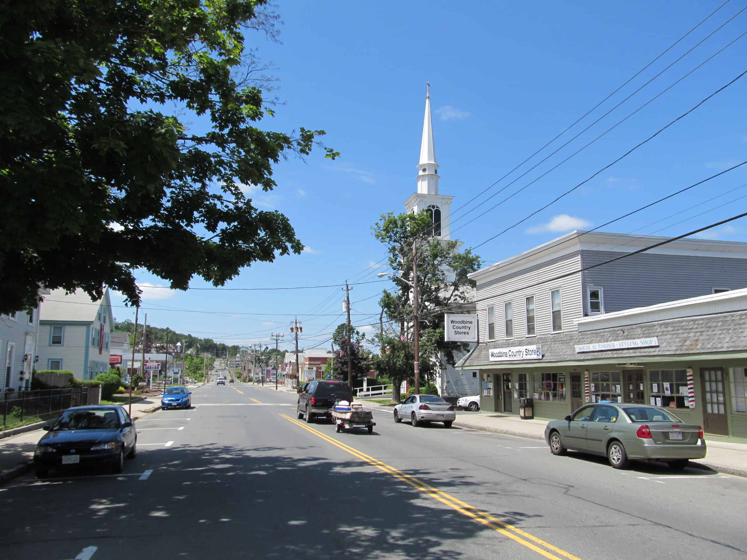 Main Street, Monson MA by John Phelan