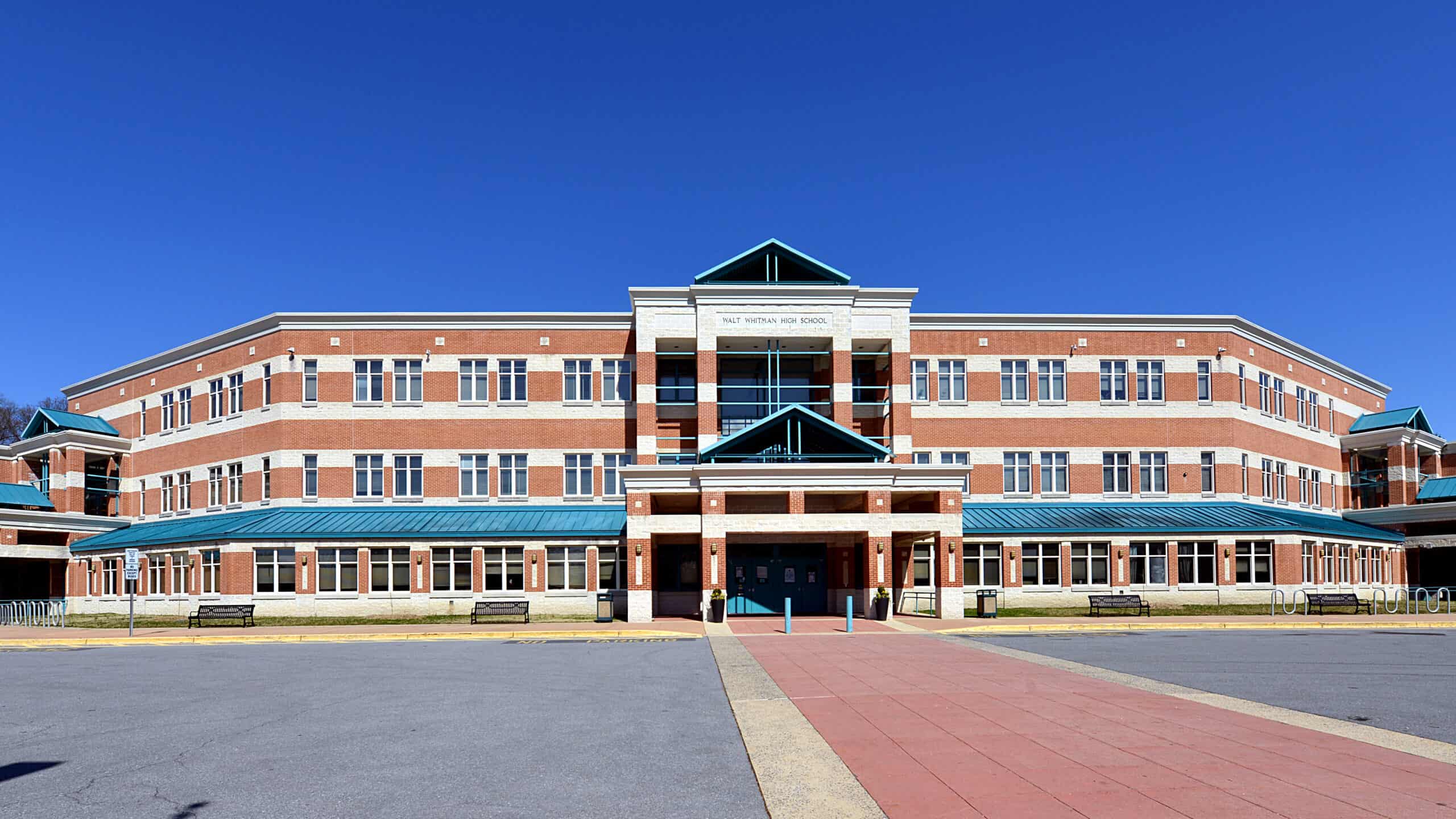 Walt Whitman High School Bethesda MD by G. Edward Johnson