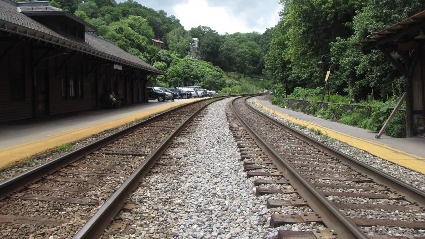 Harpers+Ferry+railroad | Railroad tracks at Harpers Ferry Amtrak station [06]