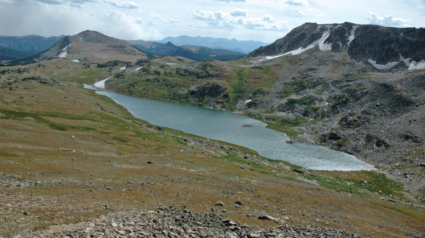 Tarn &amp; cirque (Gardner Lake, B... by James St. John