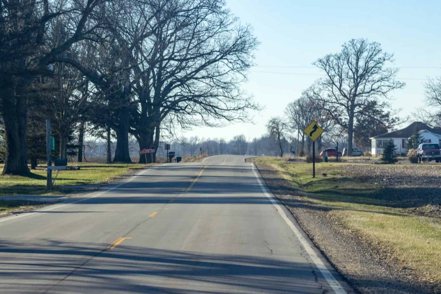 country road, albion, michigan