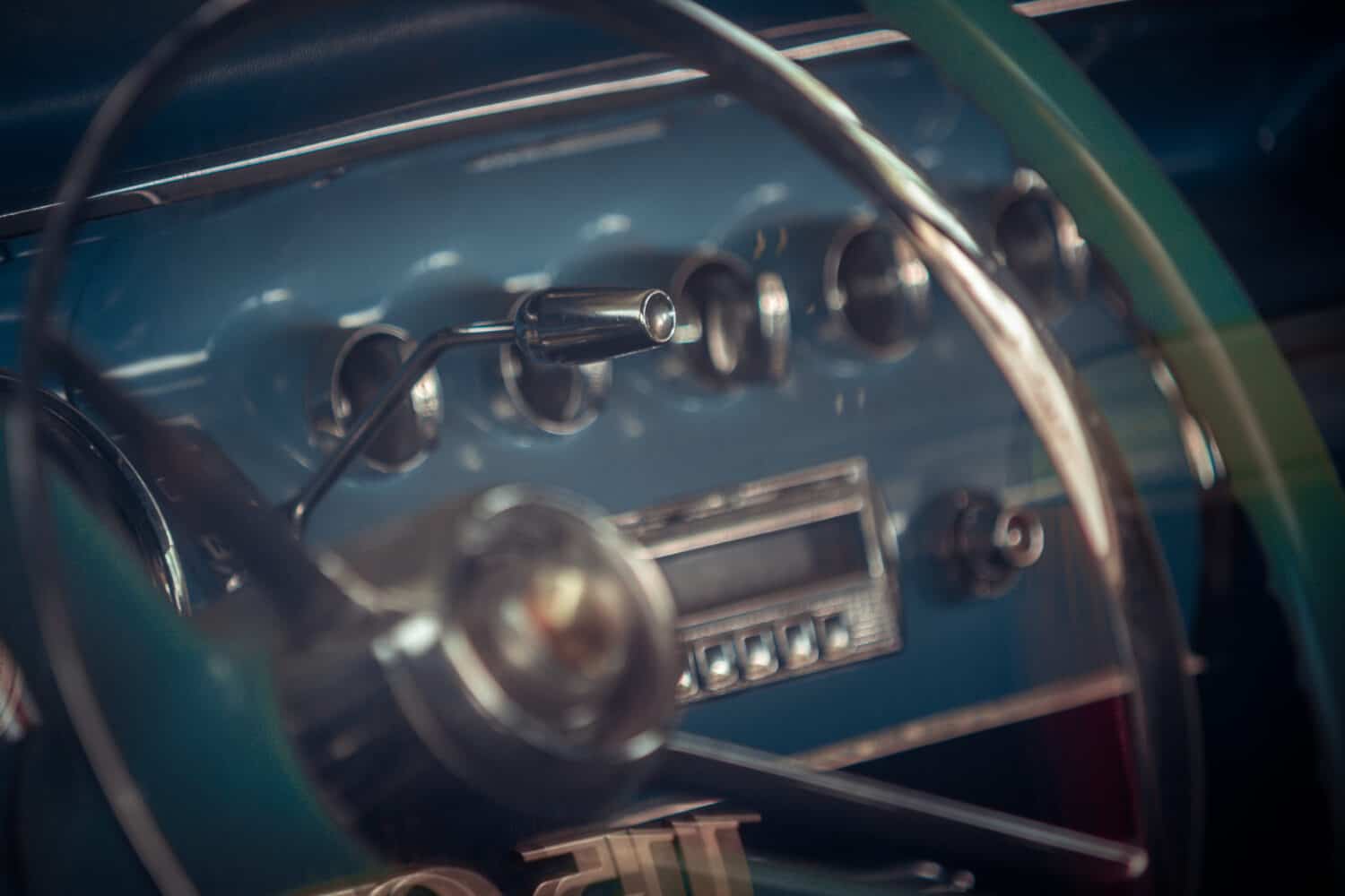 Dashboard from a vintage Chrysler Imperial