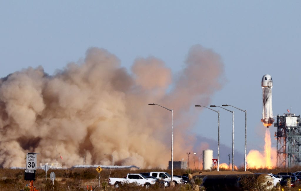 Blue Origin Launches Third Manned Mission From West Texas