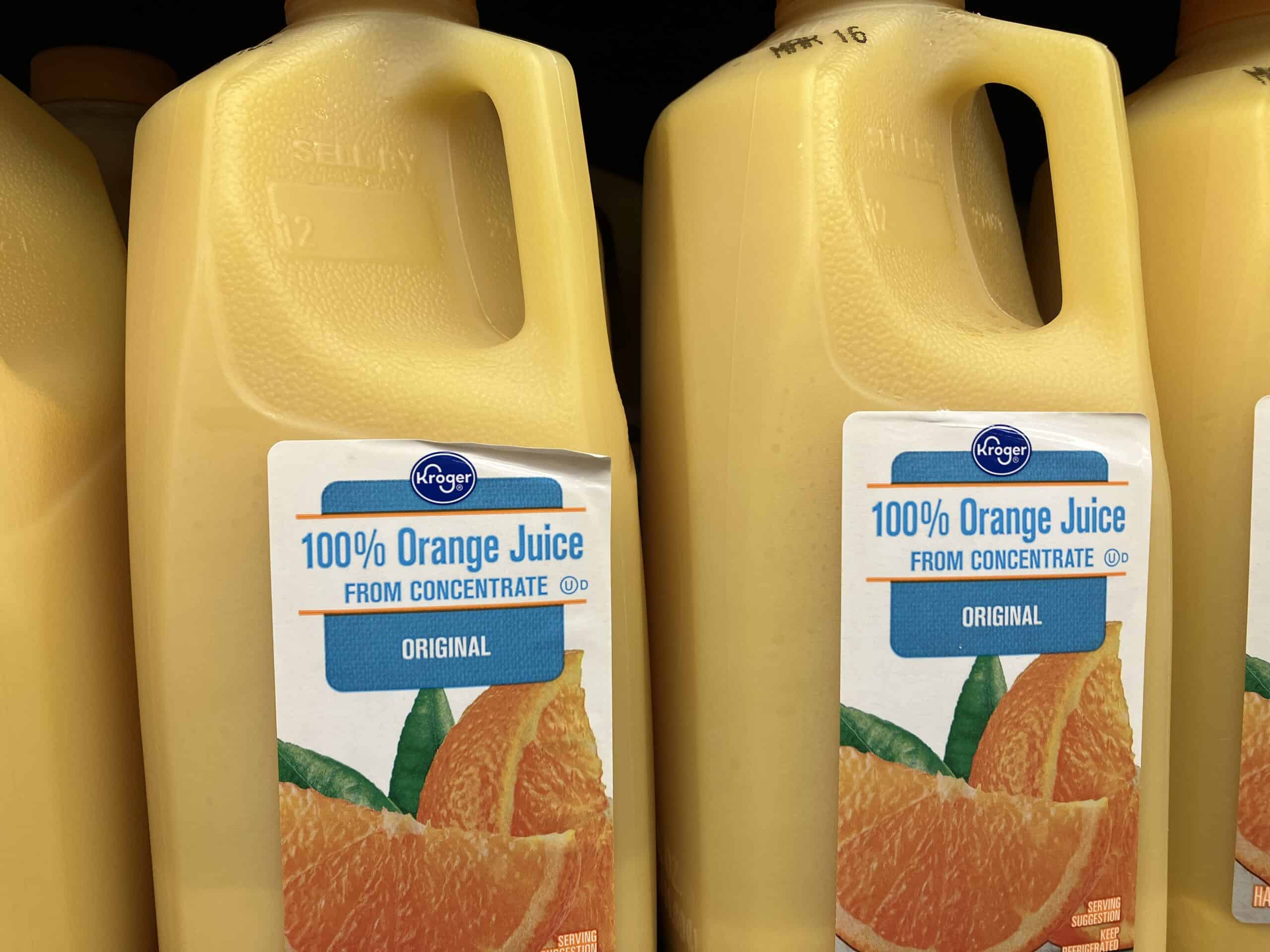 Kroger orange juice