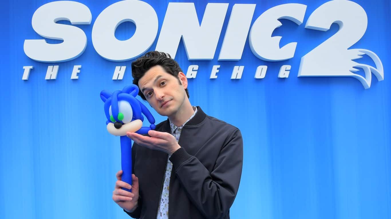 Ben Schwartz 2022 | &#039;Sonic the Hedgehog 2&#039; Family Day at Paramount Pictures Studios Lot