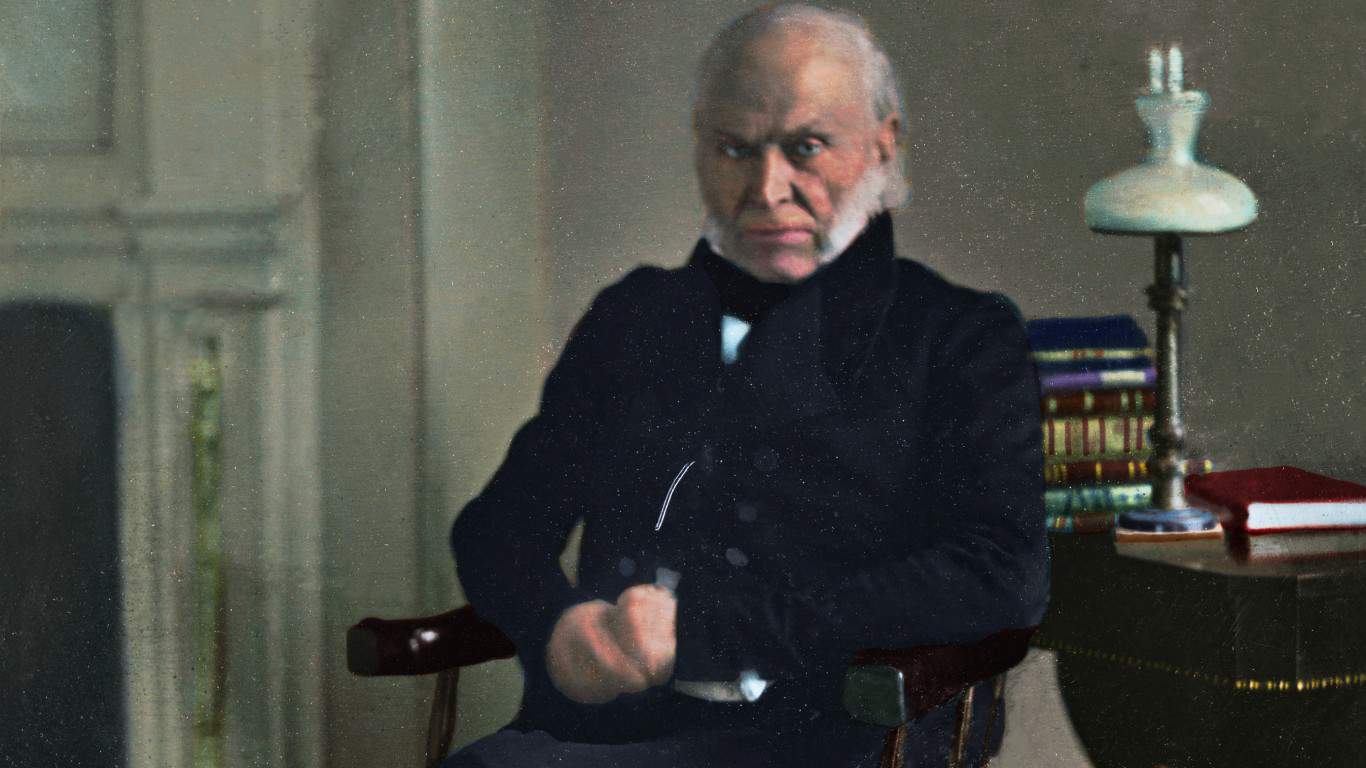 John+Quincy+Adams | US President John Quincy Adams, 1843